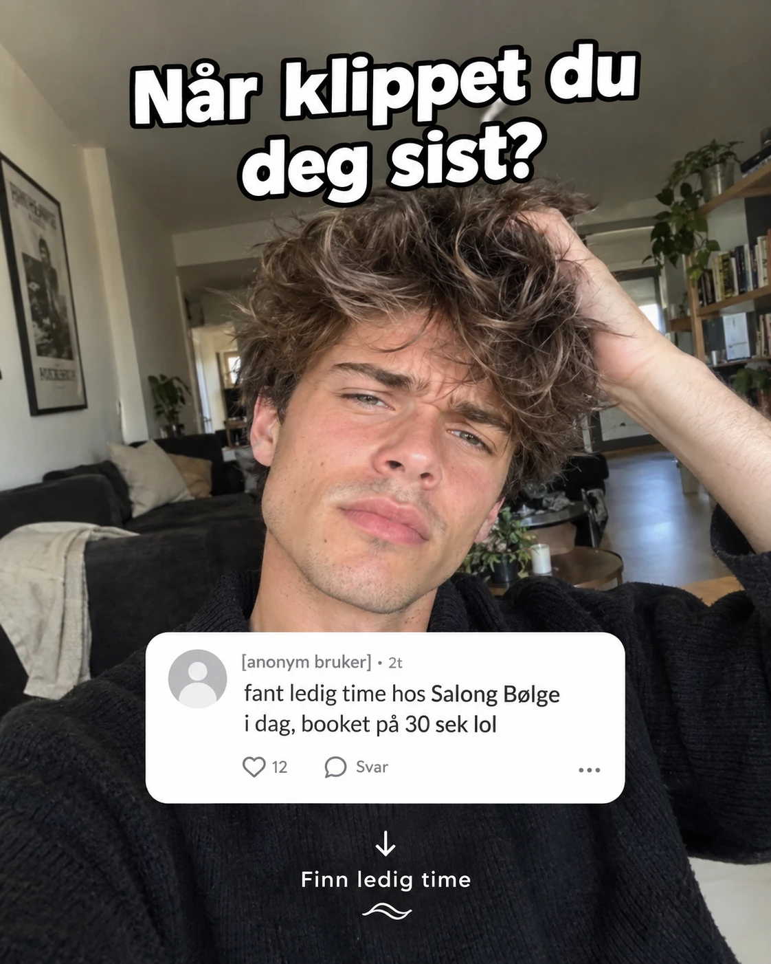 Eksempelannonse: Spørsmål som hook